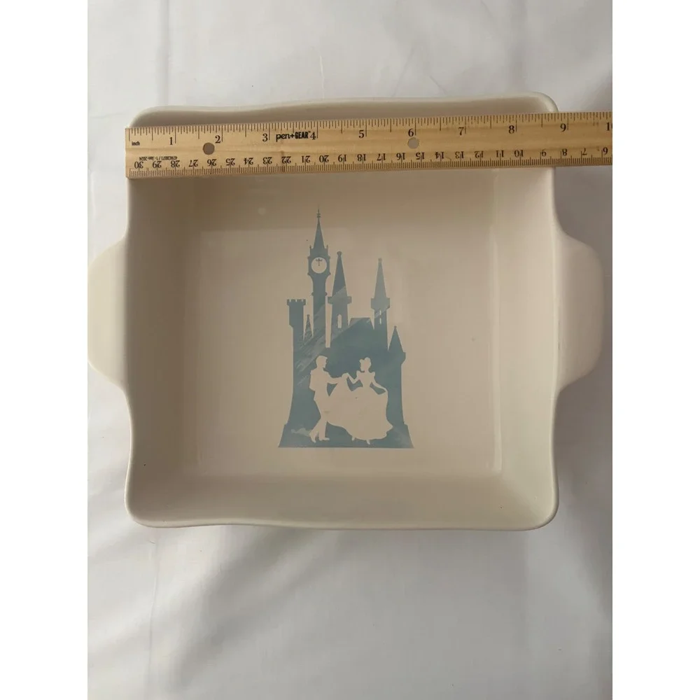 Rae Dunn Disney Princess Cinderella Square Baking Dish A Dream Come True